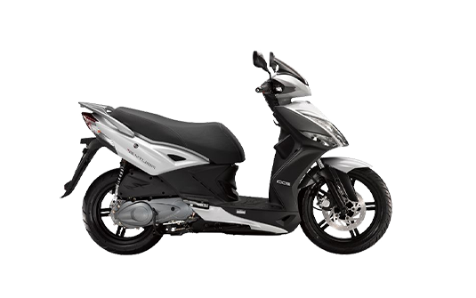 50cc class rental scooter in Zakynthos — representative model, the exact scooter is assigned at pick-up