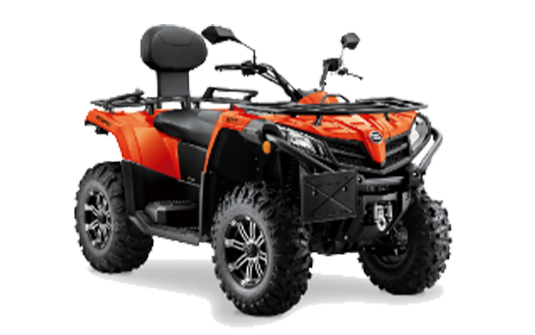 520cc class rental quad in Zakynthos — representative model, the exact quad is assigned at pick-up