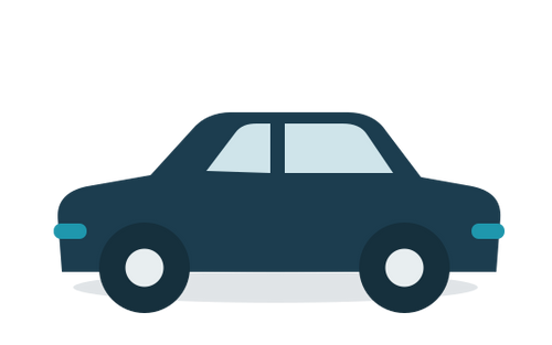 5-seat class rental car in Zakynthos — illustration; the exact model is assigned at pick-up
