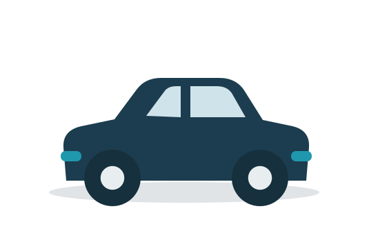 4-seat class rental car in Zakynthos — illustration; the exact model is assigned at pick-up